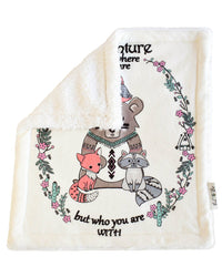 Back View of Adventure Security Blanket