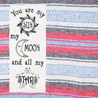 You are my Sun, my Moon, and all my Stars patch blanket